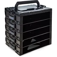 SORTIMO i-BOXX Rack 6100000339 Gereedschapskist (leeg) ABS Zwart