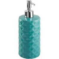 Beliani GUATIRE - Badkameraccessoire set-Blauw-Dolomiet