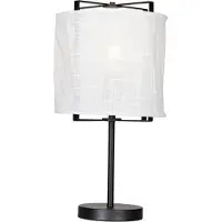 By Rydens Softy tafellamp 50 cm Matwit-matzwart