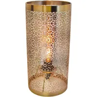 By Rydens Tafellampe , Hermine, Goud / Messing, Woonkamer, Metaal, Oosters