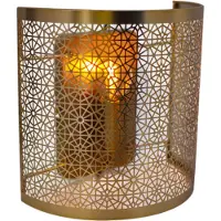 By Rydens Wandlamp Hermine, brons / oud-messing, Woon-/ Eetkamer, metaal, Marokkaans / oosters, wandlamp
