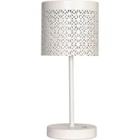 By Rydens Maison LED accu-tafellamp IP44 zandwit Maison, dimbaar, wit / opaal, metaal, Scandinavisch