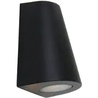Steinhauer Moderne buiten wandlamp Logan 2-lichts taps zwart