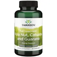 Swanson Health - Volledig Spectrum Kolanoot, Catuaba &amp; Guarana - 90 Capsules