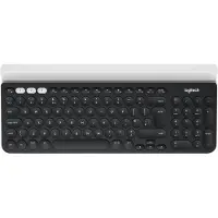 Logitech K780 Multi-Device Wireless Keyboard toetsenbord RF-draadloos + Bluetooth QWERTZ Zwitsers Grijs, Wit
