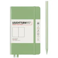 Leuchtturm Sage, Pocket (A6), 187 p., plain