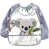 Kruzzel Bib/Schort met Mouwen - Multifunctioneel en Waterdicht voor Kinderen