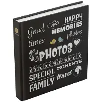 Henzo Foto Album Wording Zwart 10.730.08 Inplakalbum
