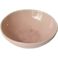 Home Delight - Kom 'Rosa' (Keramiek, Ø 13 x 4.5cm, roze)