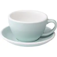 Loveramics Café Latte kopje met schoteltje Egg River Blue, 300 ml