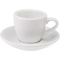 Loveramics Espresso kopje met een schoteltje Egg White, 80 ml