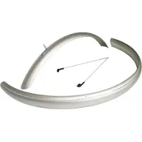 Mvtek Ctb 58 Mm Mudguards 2 Units Zilver 26´´