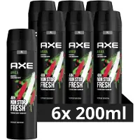 Axe Africa deodorant bodyspray - 6 x 200ml | Deodorant van