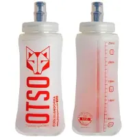 Otso Logo Zachte Fles 250ml Transparant