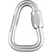 BEAL Maillon Delta Galva Karabijnhaak Zilver 10 mm