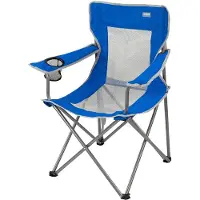 Aktive Folding Camping Stoel Blauw 64.5 x 49.5 x 82 cm