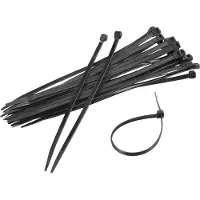 SAPISELCO bundelbanden SEL.FIT, L 140 x B 3,5 mm, polyamide 6.6 zwart, trekbelasting 150N, bundel Ø 36 mm, 100 stuks