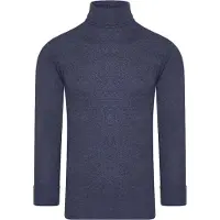 Beeren Heren Thermo Colshirt - Lange mouwen - Warm thermoshirt hoge hals - Blauw / L