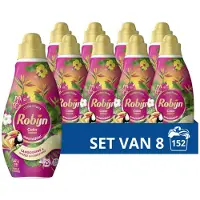 Robijn 8x Klein & Krachtig Wasmiddel Color Tropical 19 Wasbeurten 665 Ml