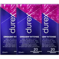 Durex Orgasm Intense - Stimulerende Gel voor Intensere Orgasmen - 3 x 10 ml (60 toepassingen)