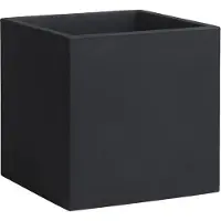 Nicoli Bloembak Balkonbak Momus 35x35x35cm ANTRACIET
