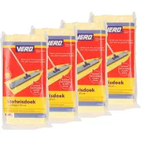Vero 100x Stofdoeken met citroengeur voor stofwisser - 60 cm - VloerFlipper60 - Huishouden - Schoonmaken - Stofwissers/vloerwissers stofdoekjes