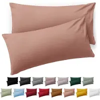 Blumtal Kussensloop Microvezel Kussenhoes 40 x 60 cm - Roze - Met Rits - Set van 2