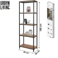 Urban Living 5-LAAGS PLAK 60X30XH180CM