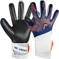 Reusch Pure Contact Silver Goalkeeper Gloves Blauw,Zwart 7