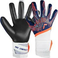 Reusch Pure Contact Gold Goalkeeper Gloves Blauw 5.5