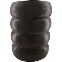 Dijk Natural Collections DKNC - Bijzettafel Jakarta - Magnesium - 38x38x48 cm - Bruin
