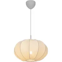 Nordlux Hanglampe , Aeron, dimbare, Wit, Slaapkamer, Stof