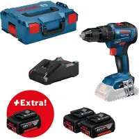 Bosch GSB 18V-55 Boorklopschroefmachine 3 x 5.0 Ah - 0615990L86 (accu klopboormachine)