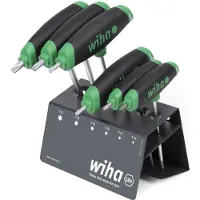 Wiha Torx Torx-schroevendraaier T 10, T 15, T 20, T 25, T 30, T 40 7-delig