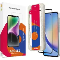 Accezz Gehard Glas Full Cover Screenprotector met applicator voor de Samsung Galaxy A55 (5G) / A35