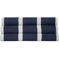 Seahorse Menton baddoek 60 x 110 cm indigo - 100% katoen - Badhanddoeken