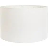 Mexlite Moderne stoffen witte lampenkap Mexlite - Ø 40 cm