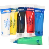 Artist & Co Acrylverf tubes in 6 kleuren 75ml - Hobbyverf