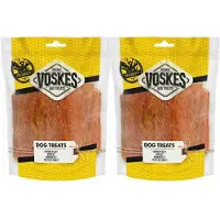 Voskes 2x Hondensnack Kipfilet Dry 400 gr