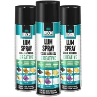 Bison 3x Lijmspray Creative 200 Ml