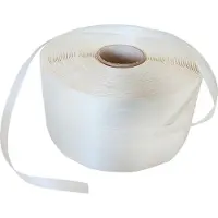 Kortpack - Polyesterband 13mm breed x 1100mtr lang - 1 rol per verpakking - Treksterkte: 375KG - Kerndiameter: 76mm - (031.0101)