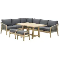 Garden Impressions Santos 5-delige L/D set links -acaciahout