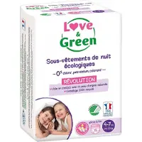 Love & Green Ecologisch Ondergoed 4-7 Jaar (17-30 kg) 15 Eenheden