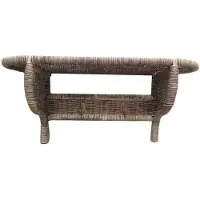 Sweet living Kapstok Riet/Bruin - 60 cm