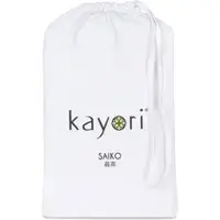 Kayori Hoeslaken Saiko Wit (Jersey)-80 x 220 cm
