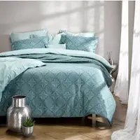 De Witte Lietaer Dekbedovertrek Rosemary Goblin Blue Satijn-240 x 200 / 220 cm | Lits-Jumeaux