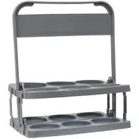 Softee Pvc Flessenhouder Basic 6uds Voor 6 Flessen 750 Ml Gris ÚNICA