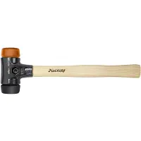 Wiha Kunststof hamer Safety | middelzacht/hard | met hickorysteel | rond-slagkop | 60 mm - 26614 - 26614
