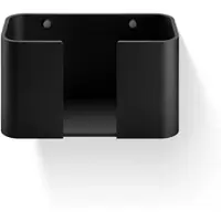 DECOR WALTHER Tissuebox Stone Matt Zwart Chrome