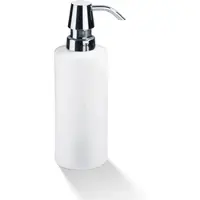 DECOR WALTHER Zeepdispenser Porzellan 470 ml Wit Chrome